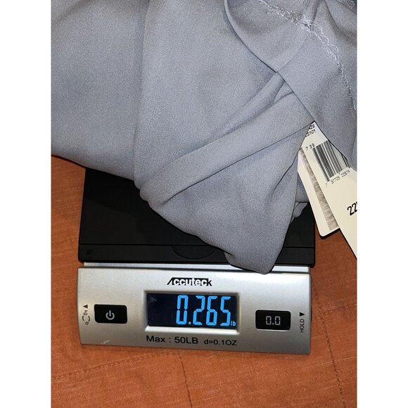 NWT Jones New York Gray Silk Short Sleeve Button-Down Blouse Women's Plus Size 2 - Picture 8 of 8